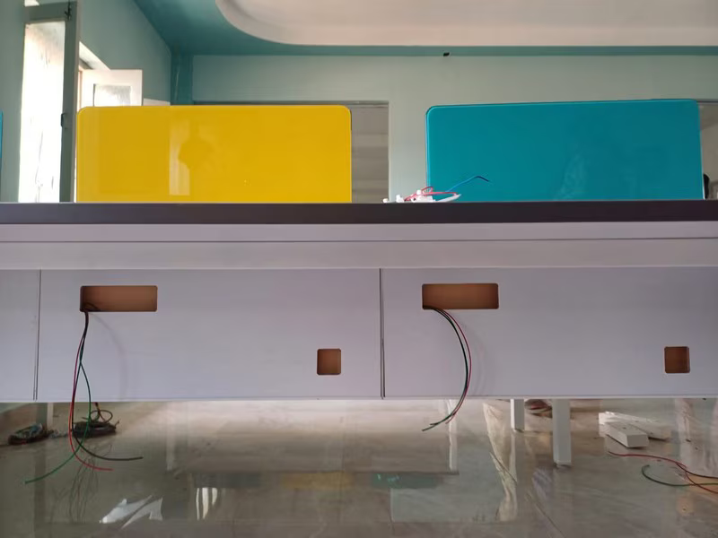 Furniture supplied by Sri Ranga Interior for IITI Lab Tables