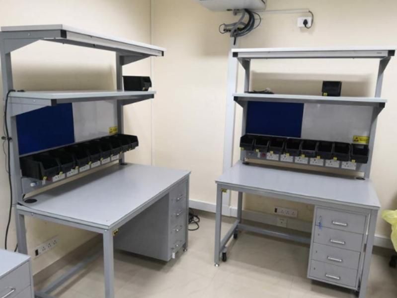 Illustration for the article “ESD Workstation Manufacturer in Kanakapura Road Supporting Precision Driven Environments”