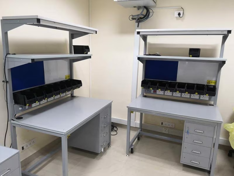 ESD Workstations manufactured by Sri Ranga Interior in Bengaluru