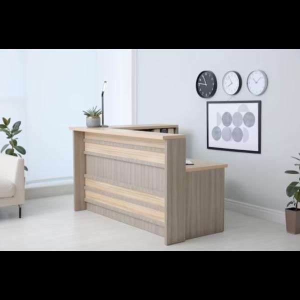 Illustration for the article “Reception Table in Bellandur â Creating a Welcoming First Impression”