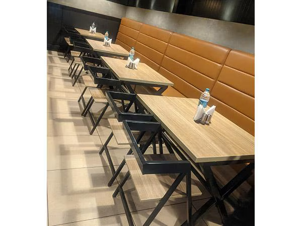 Restaurant furniture from the Sri Ranga Interior range